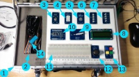 Mechatronics Education Kit - parts numbered for explanation