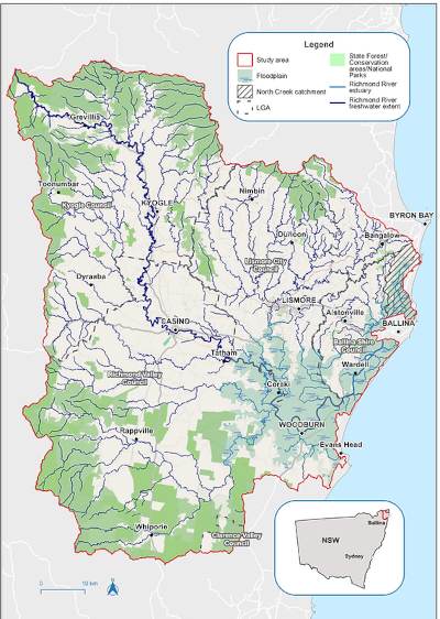 Areas Affected by Floods